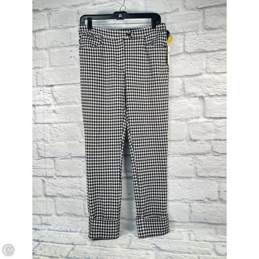 Pants Cropped By Anthropologie In Black & Cream, Size: 4