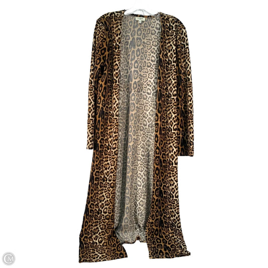 Sweater Cardigan By Umgee In Orange & Red, Size: L