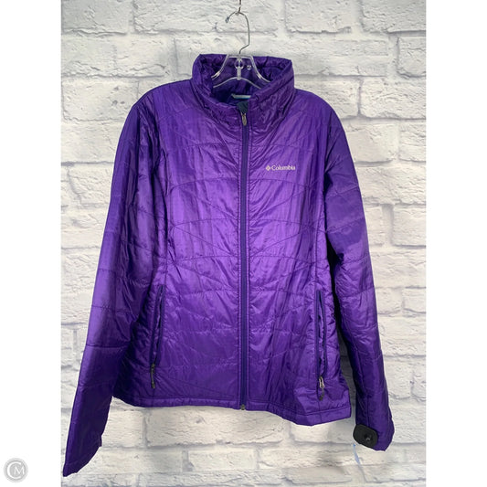 Jacket Puffer & Quilted By Columbia In Purple, Size: Xl