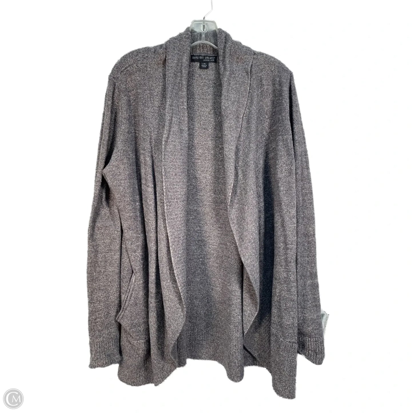 Sweater Cardigan By Barefoot Dreams In Purple, Size: L