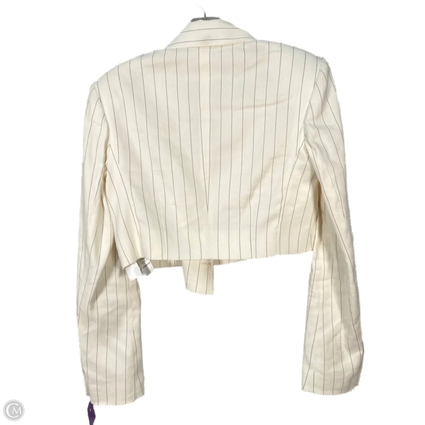 Blazer By Frame In Black & Cream, Size: Xs