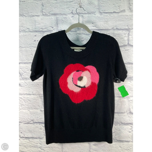 Top Short Sleeve Designer By Kate Spade In Black, Size: M