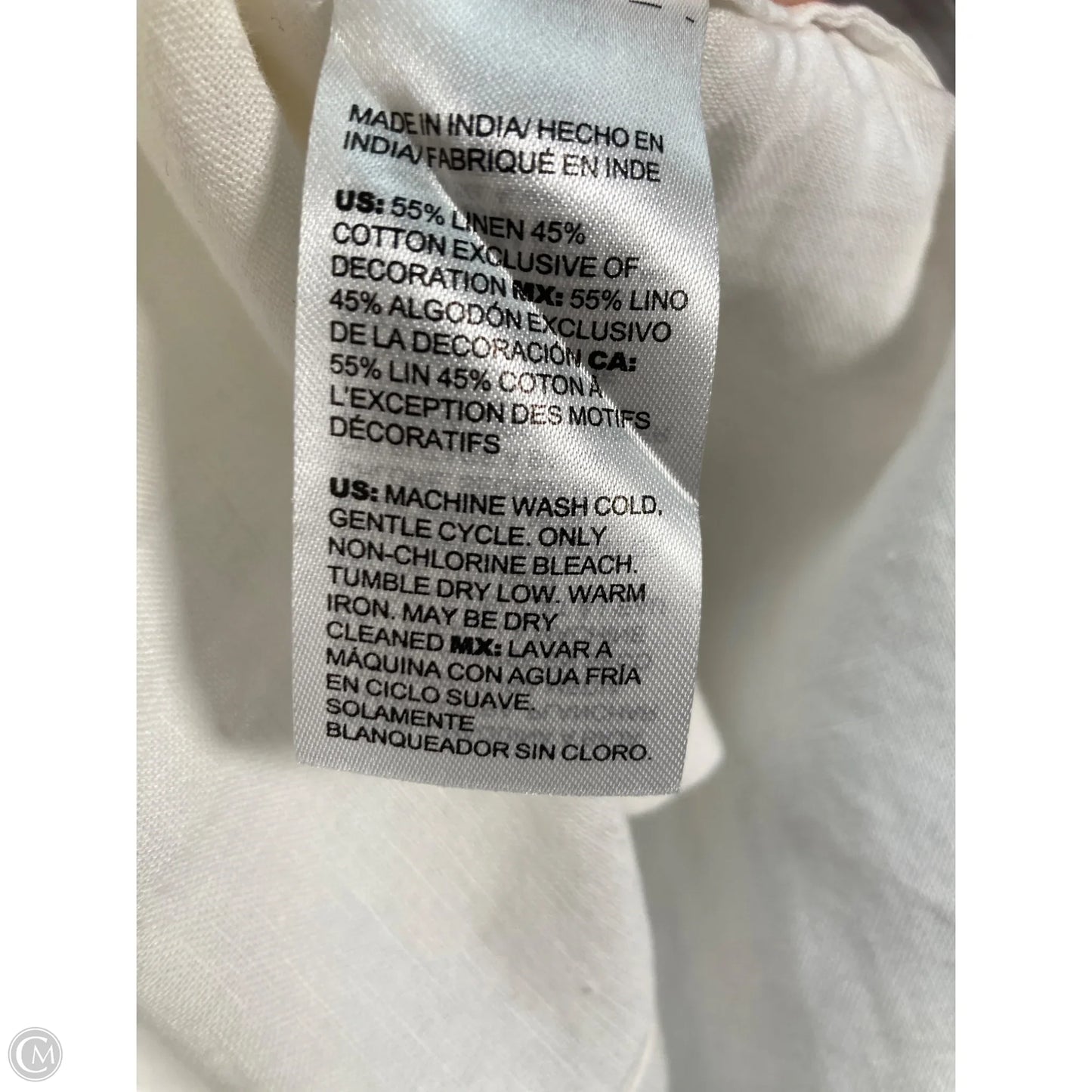 Dress Casual Midi By Chicos In White, Size: Xl