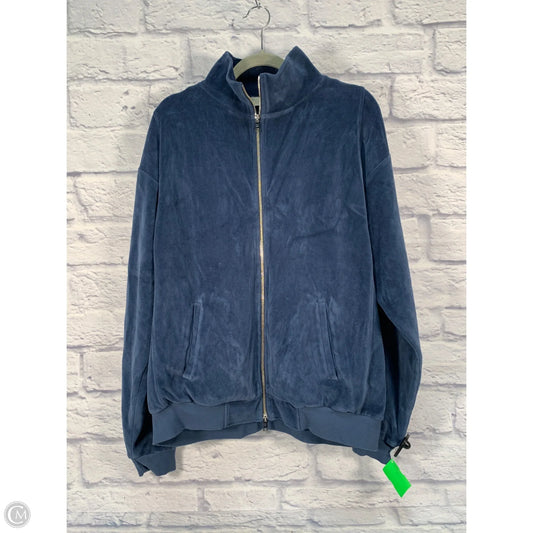 Sweatshirt Collar By Clothes Mentor In Blue, Size: M