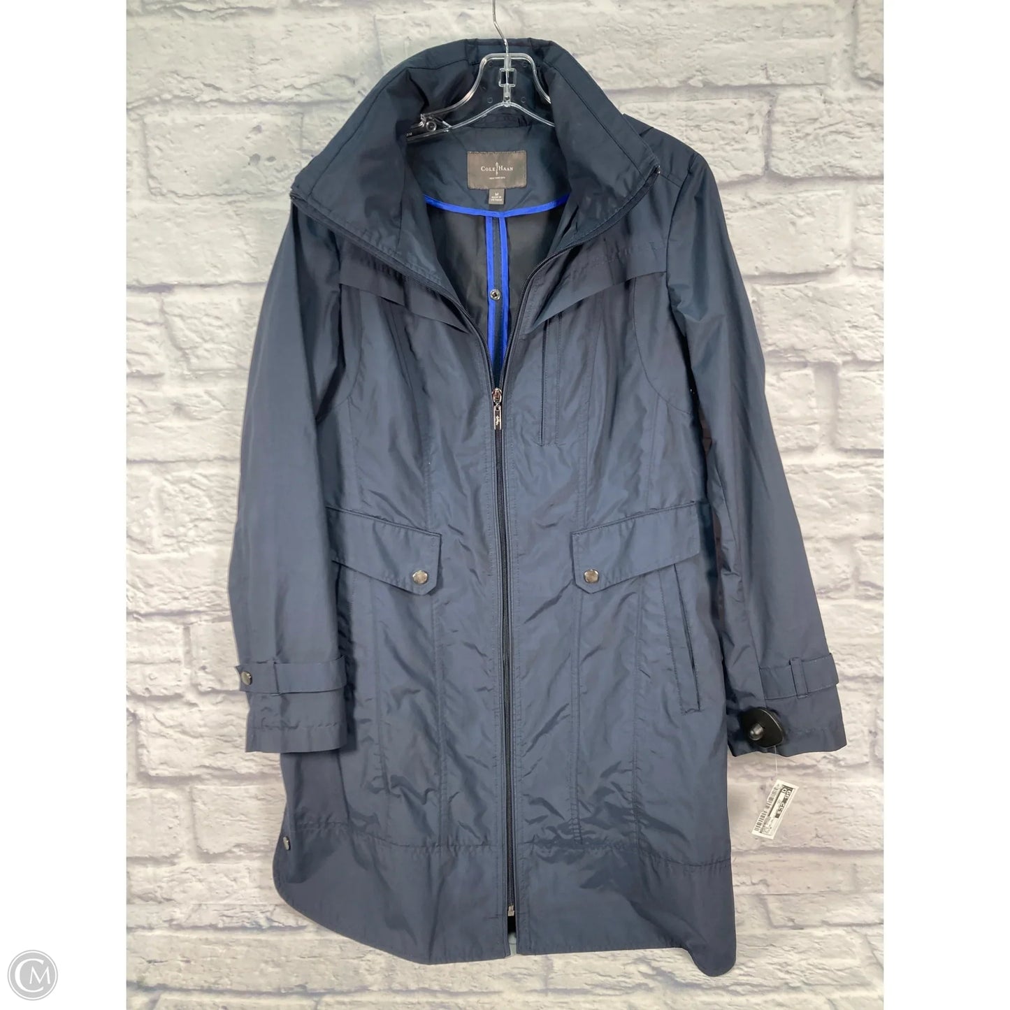 Coat Other By Cole-haan In Blue, Size: M