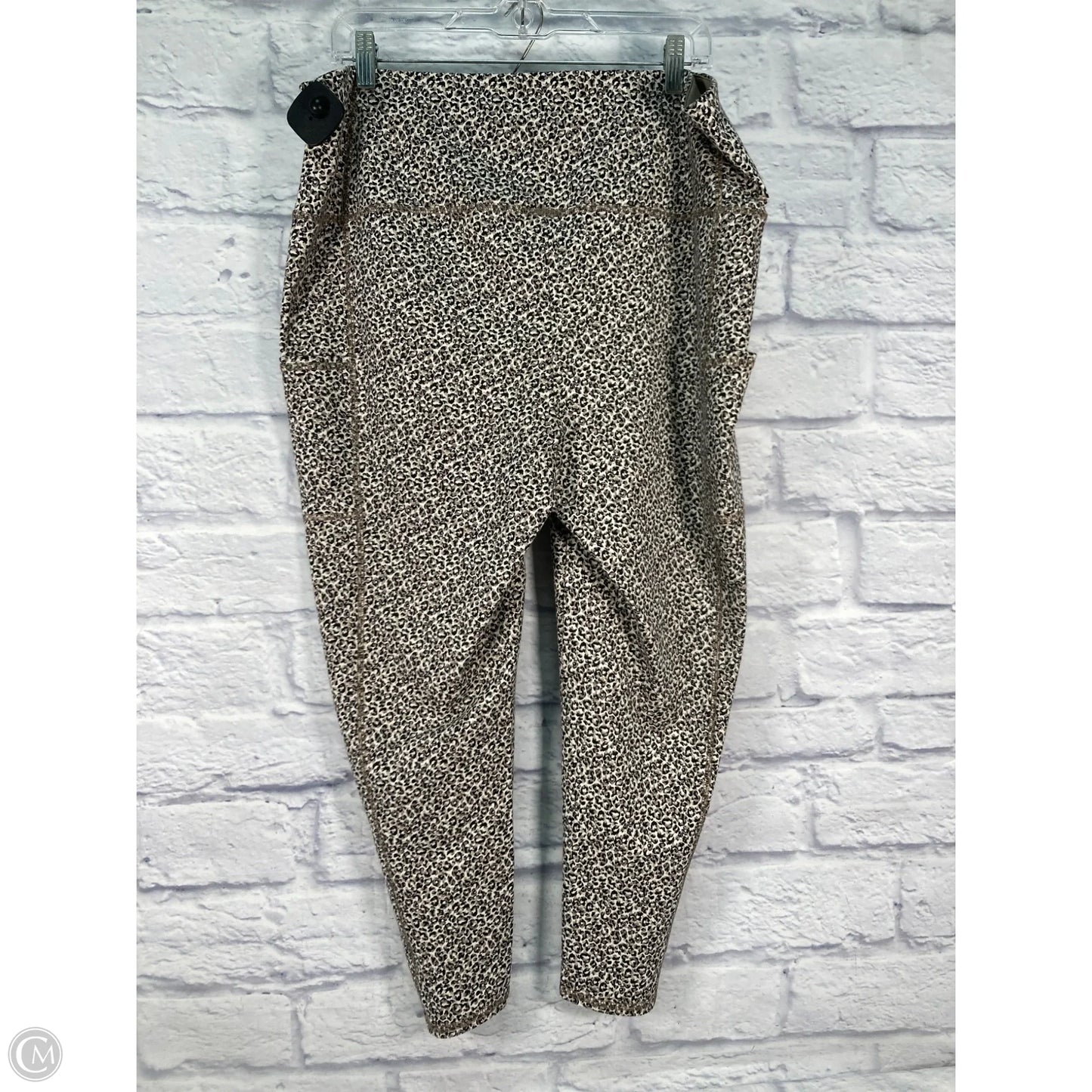Athletic Leggings By Zenergy By Chicos In Animal Print, Size: Xl