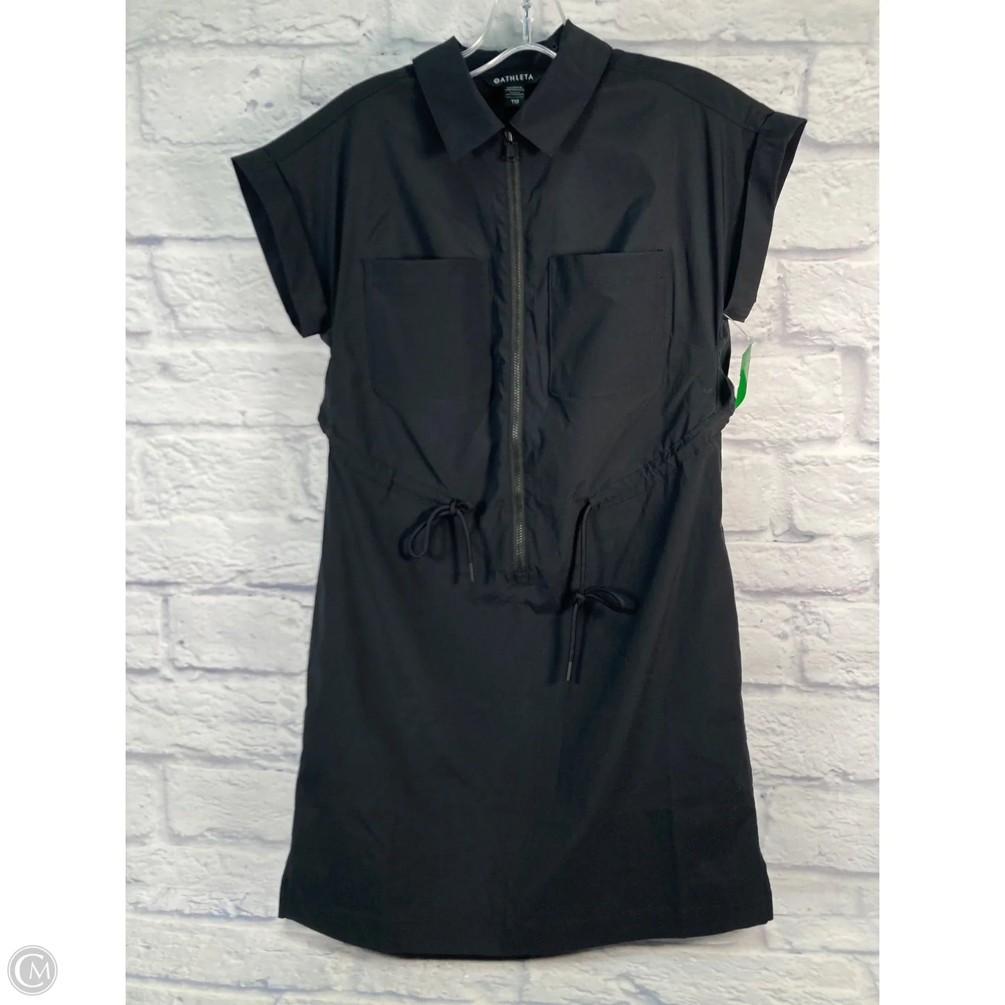 Athletic Dress By Athleta In Black, Size: Xxs