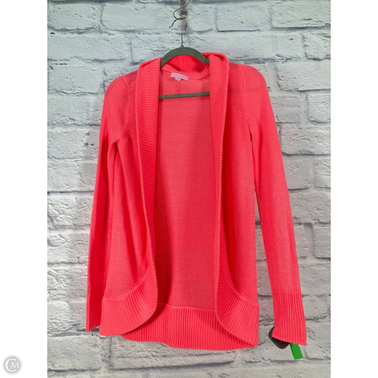 Sweater Cardigan Designer By Lilly Pulitzer In Pink, Size: S