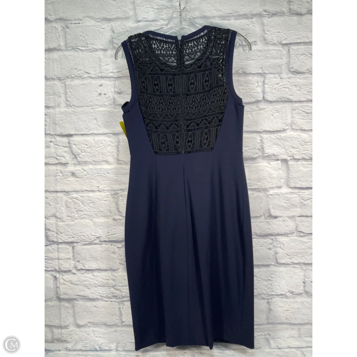 Dress Party Midi By Rebecca Taylor In Black & Blue, Size: S