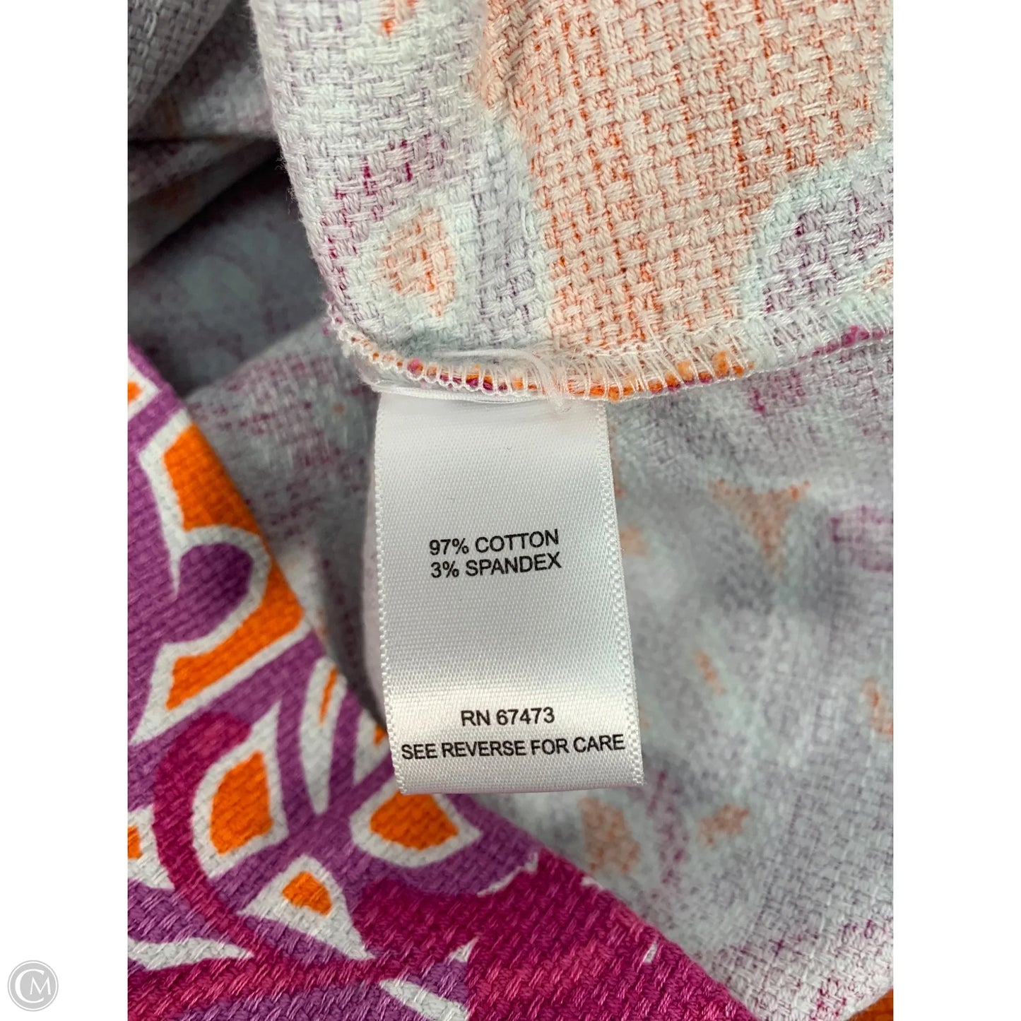 Dress Party Short By Taylor In Orange & Purple, Size: S