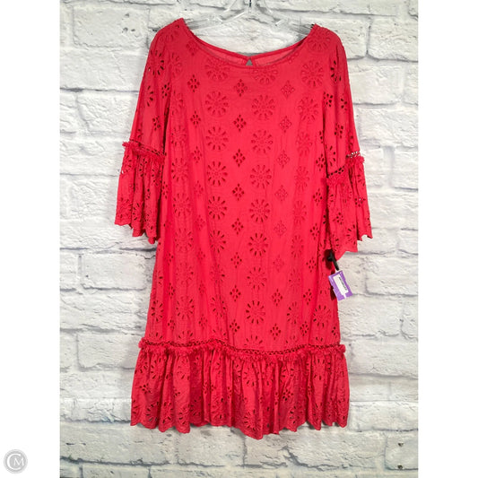 Dress Casual Short By Anthropologie In Pink, Size: S