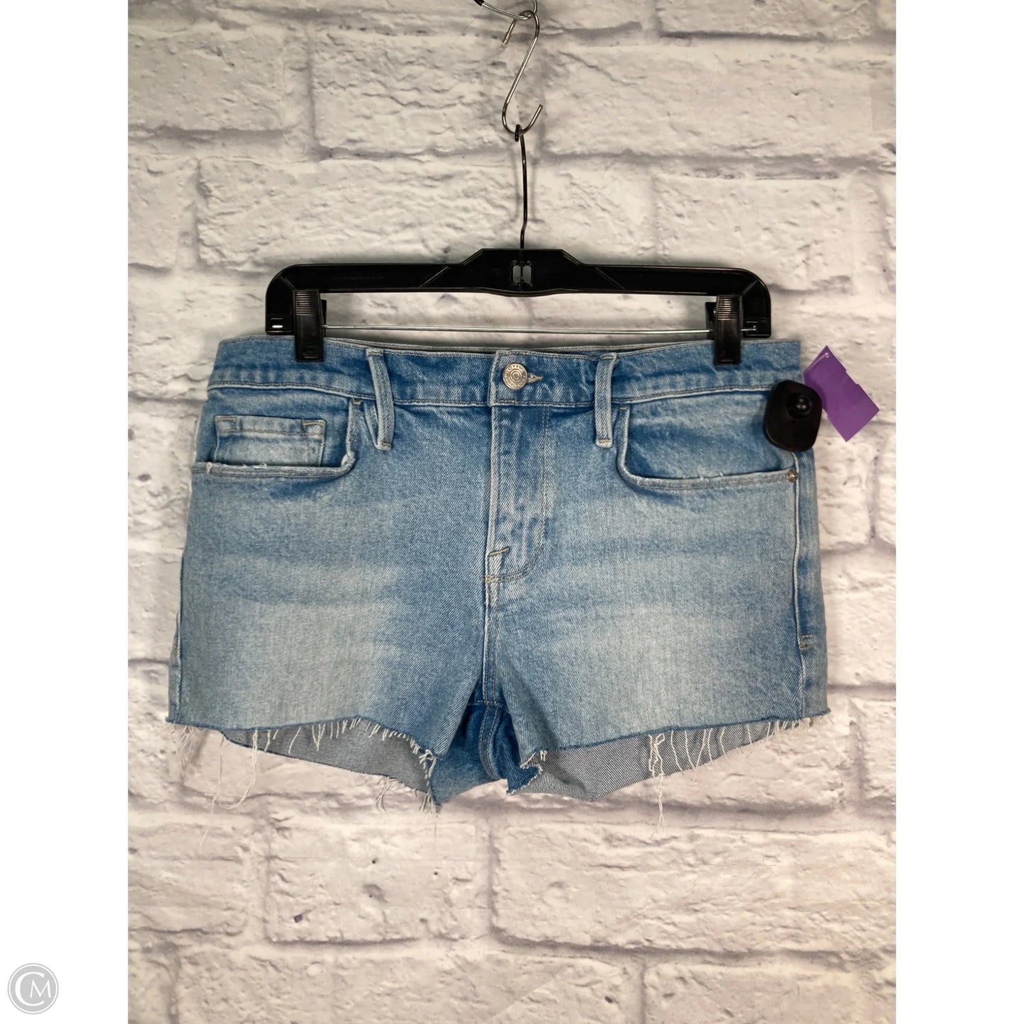 Shorts By Frame In Blue Denim, Size: 8