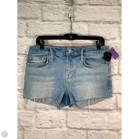 Shorts By Frame In Blue Denim, Size: 8