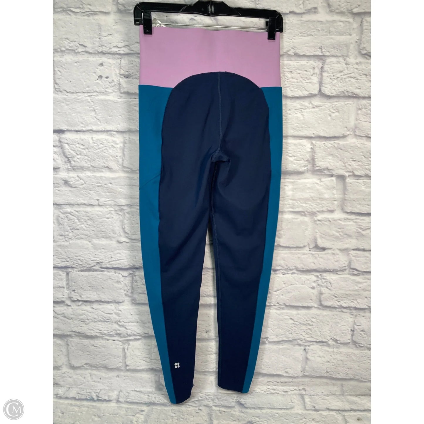 Athletic Leggings By Sweaty Betty In Blue, Size: M