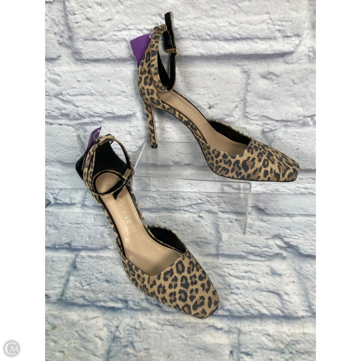 Shoes Heels Stiletto By Gianni Bini In Animal Print, Size: 9.5