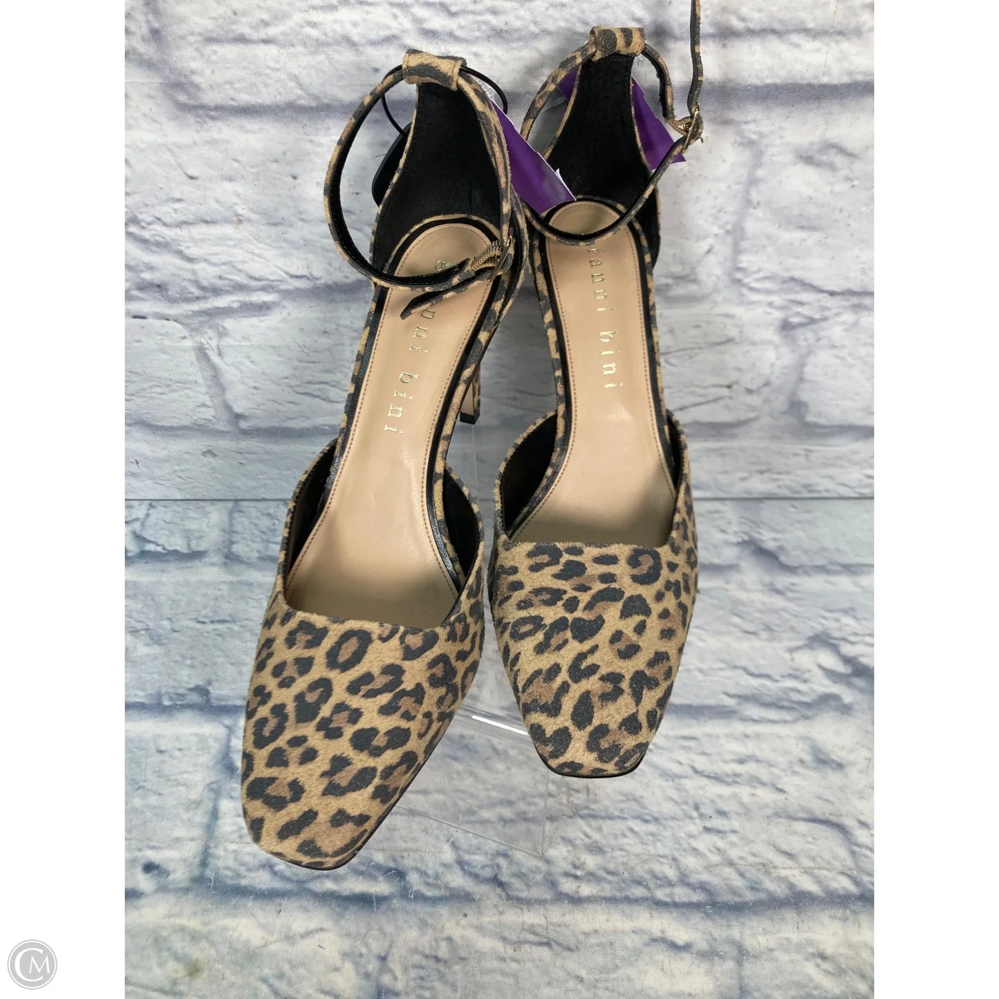 Shoes Heels Stiletto By Gianni Bini In Animal Print, Size: 9.5