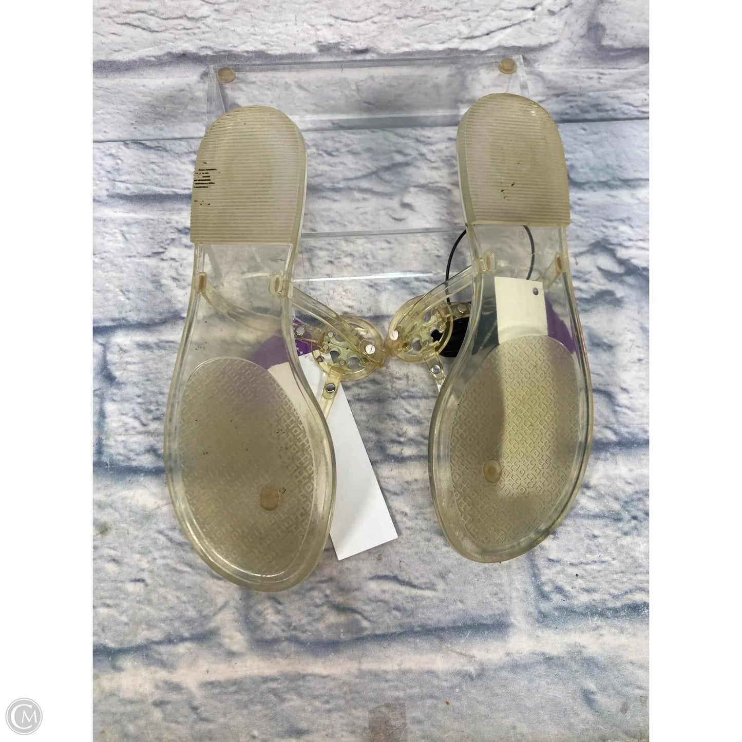 Sandals Designer By Tory Burch In Clear, Size: 6