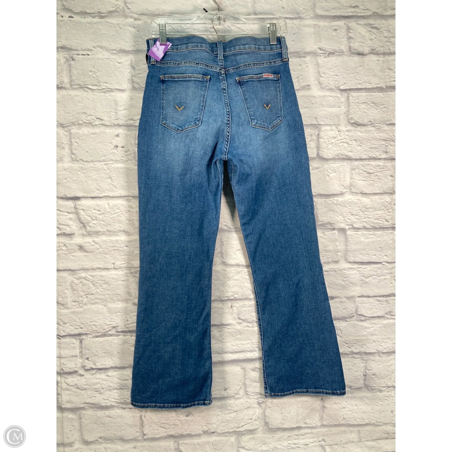 Jeans Boot Cut By Hudson In Blue Denim, Size: 8