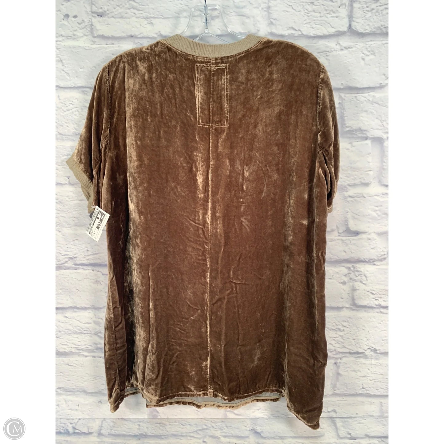 Top Short Sleeve By Johnny Was In Brown, Size: S