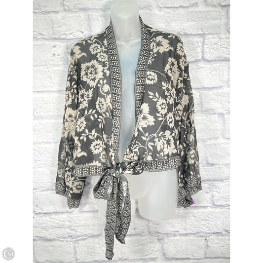 Cardigan By Anthropologie In Black & Cream, Size: L