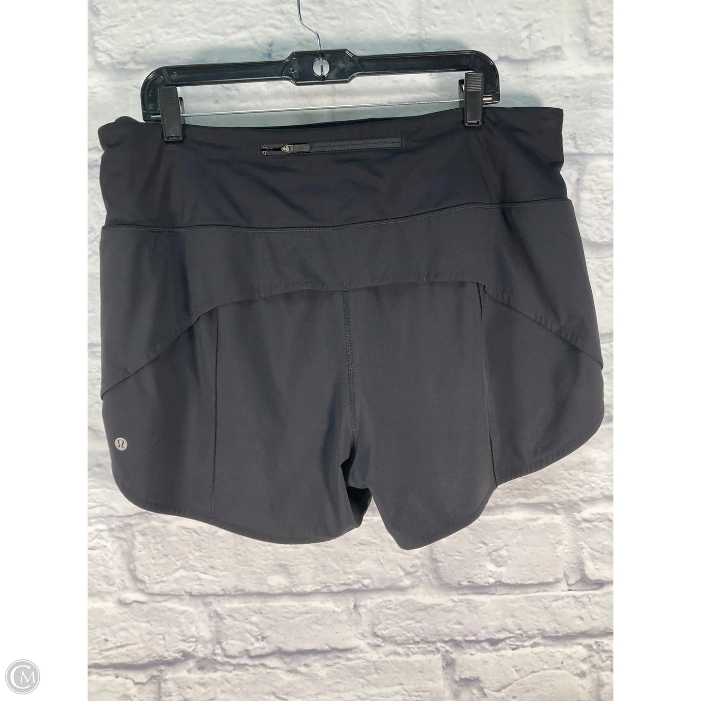 Athletic Shorts By Lululemon In Black, Size: 14