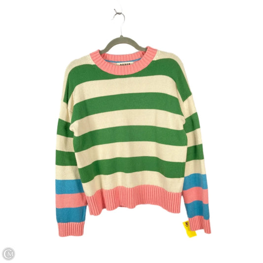 Sweater By Boden In Cream & Green, Size: S