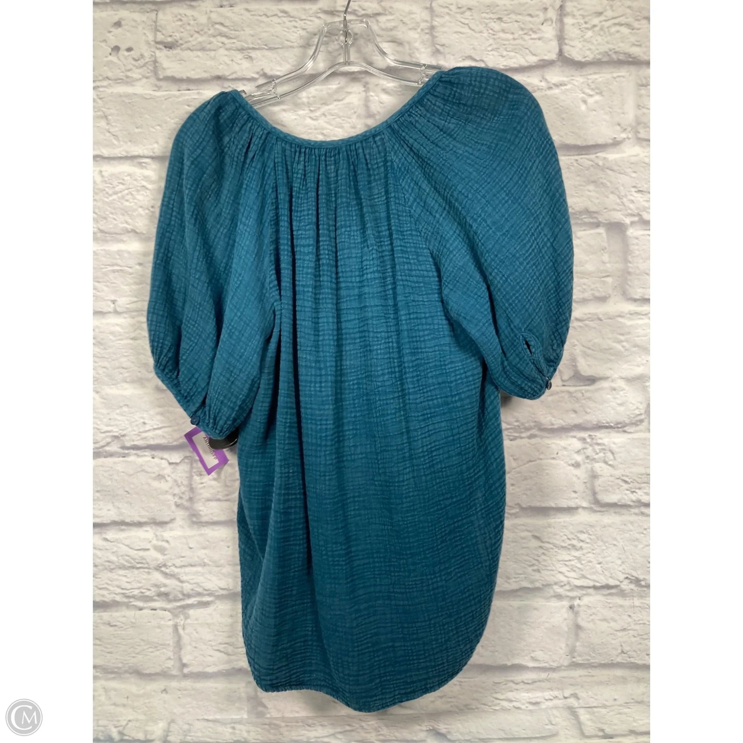 Top Short Sleeve By Pilcro In Blue, Size: Xs