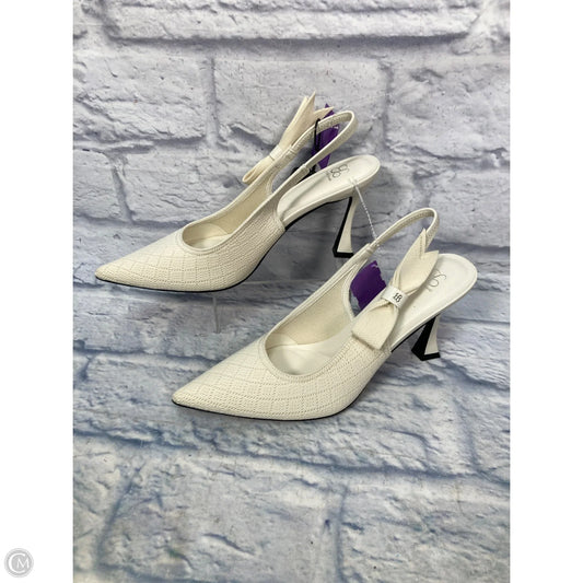 Shoes Heels Stiletto By Clothes Mentor In Cream, Size: 9.5