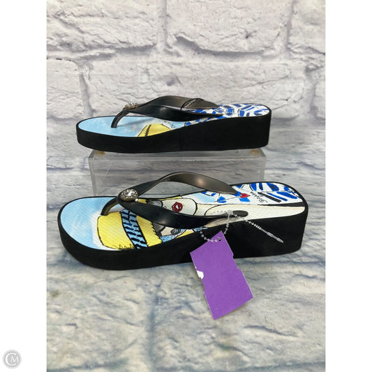 Sandals Flip Flops By Brighton In Multi-colored, Size: 6