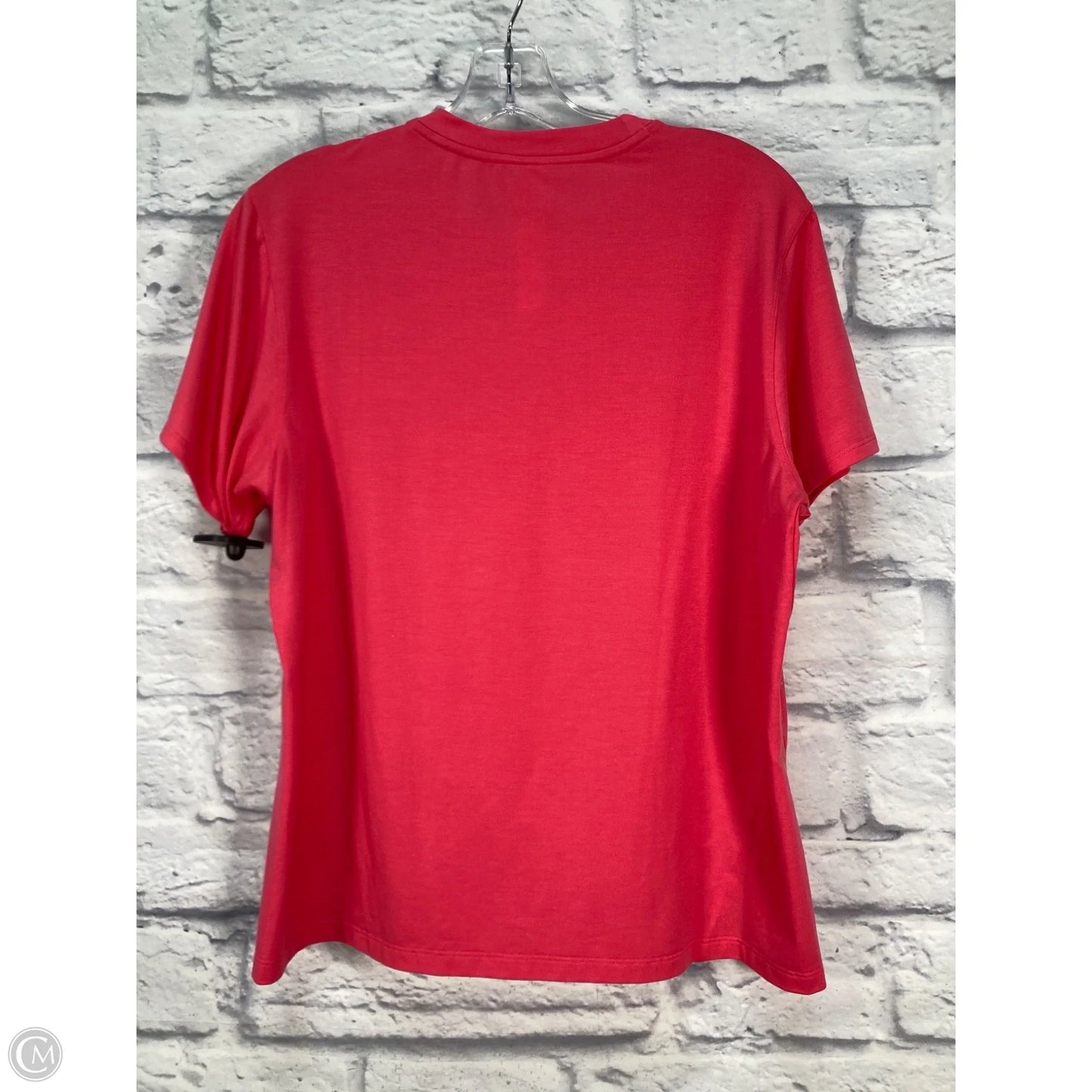 Athletic Top Short Sleeve By Lululemon In Pink, Size: 6