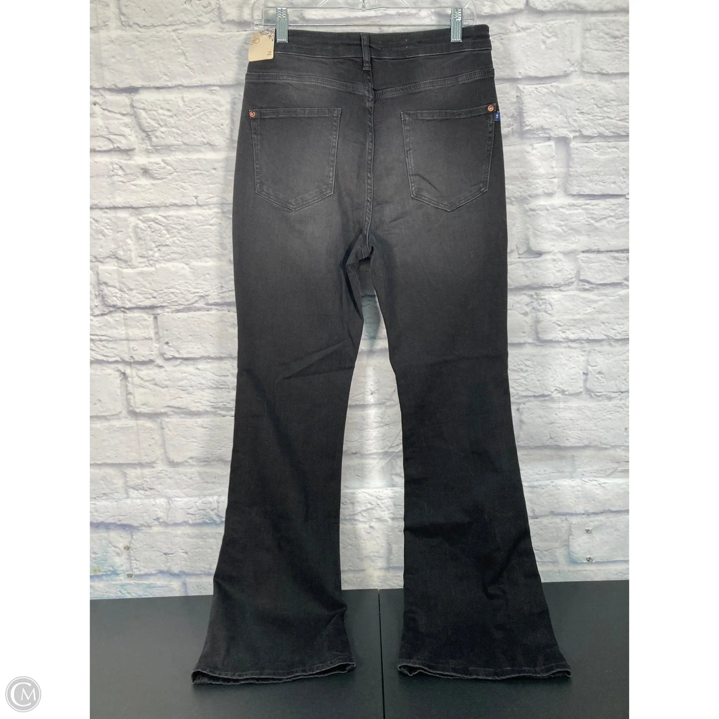 Jeans Boot Cut By Pilcro In Black Denim, Size: 10