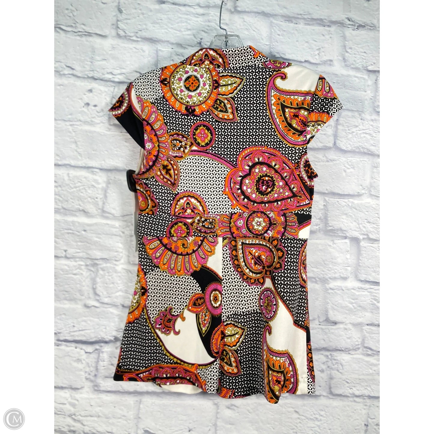 Top Short Sleeve By Trina Turk In Multi-colored, Size: S