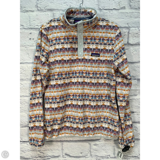 Athletic Jacket By Patagonia In Blue & Purple, Size: L