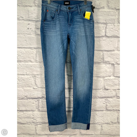 Jeans Straight By Hudson In Blue Denim, Size: 0