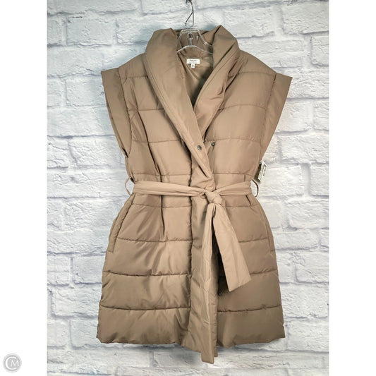 Jacket Puffer & Quilted By Splendid In Brown, Size: Xs