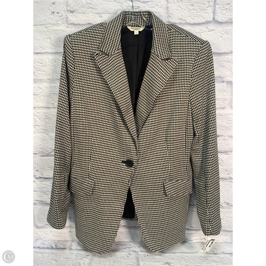 Blazer By Max Studio In Black & Cream, Size: L