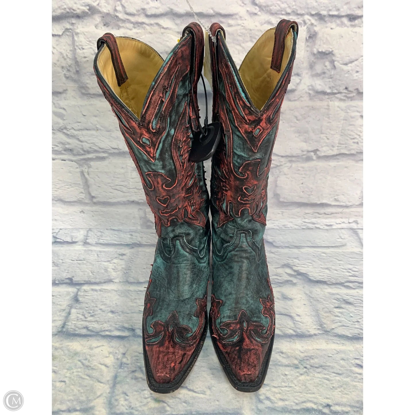 Boots Western By Corral In Blue & Pink, Size: 7