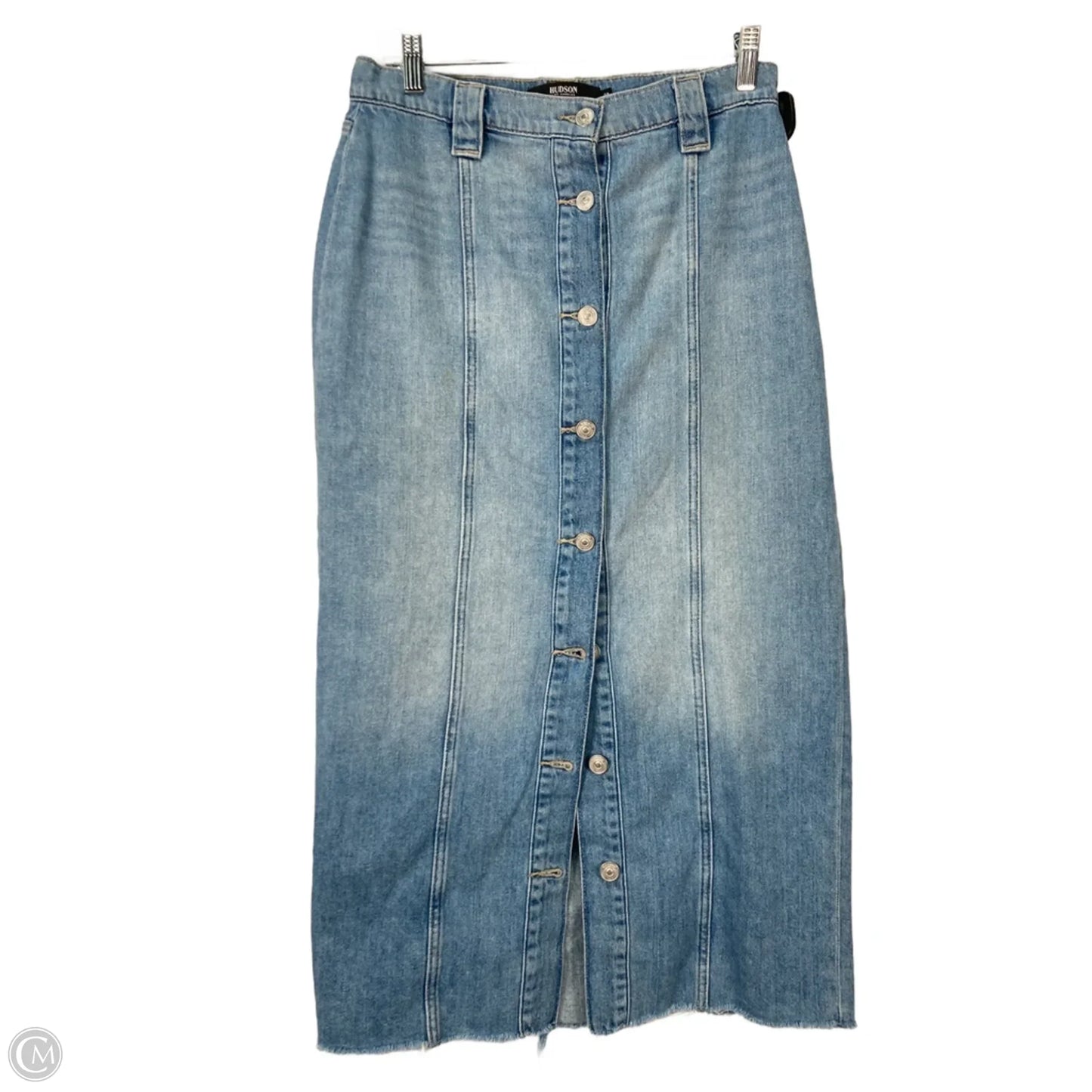 Skirt Maxi By Hudson In Blue Denim, Size: 6