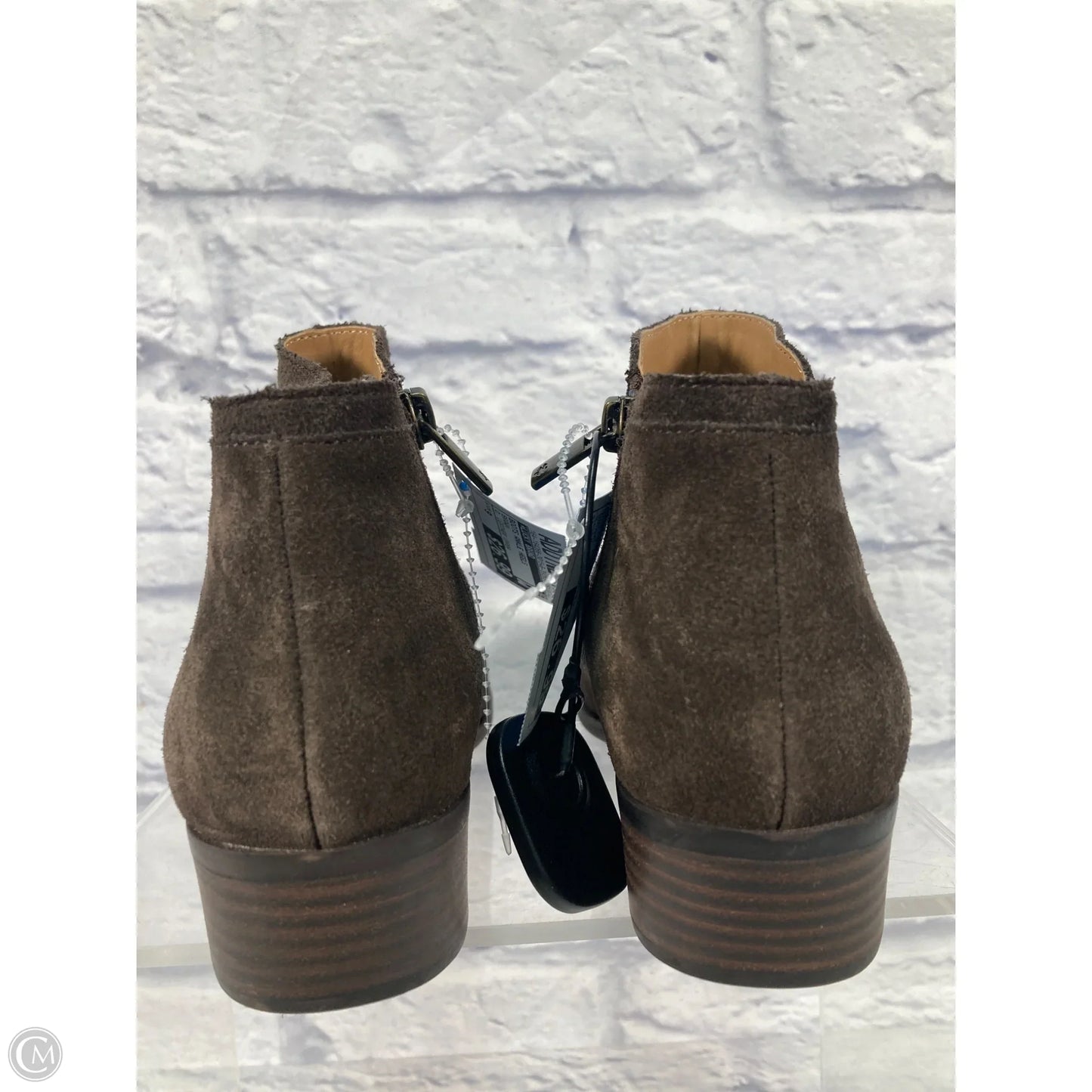 Boots Ankle Heels By Lucky Brand In Brown, Size: 9