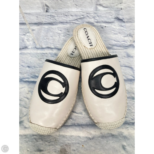 Shoes Designer By Coach In Cream, Size: 6