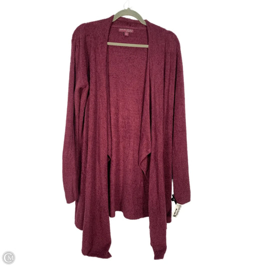 Sweater Cardigan By Barefoot Dreams In Purple, Size: M