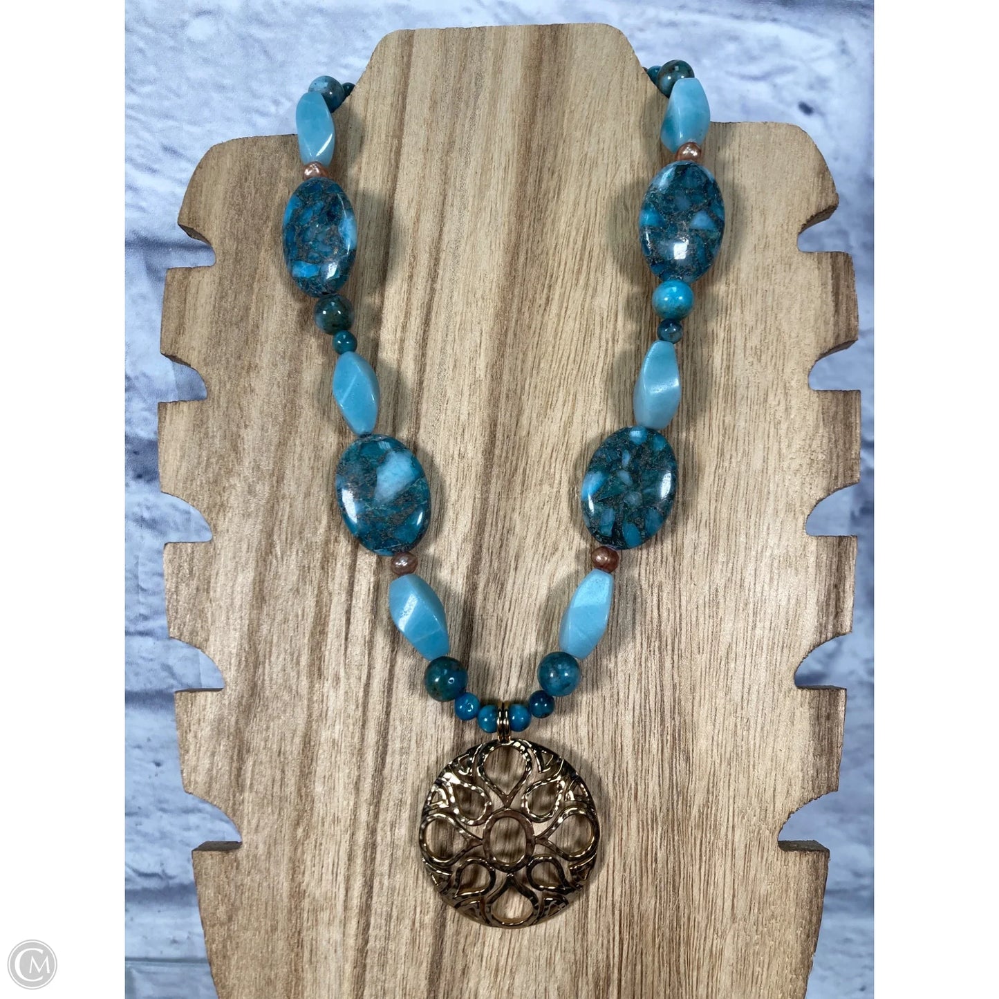 Necklace Statement By Barse