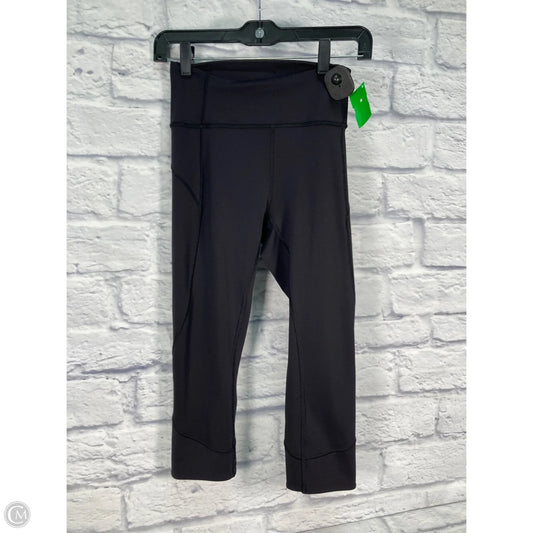 Athletic Leggings Capris By Lululemon In Black, Size: 4