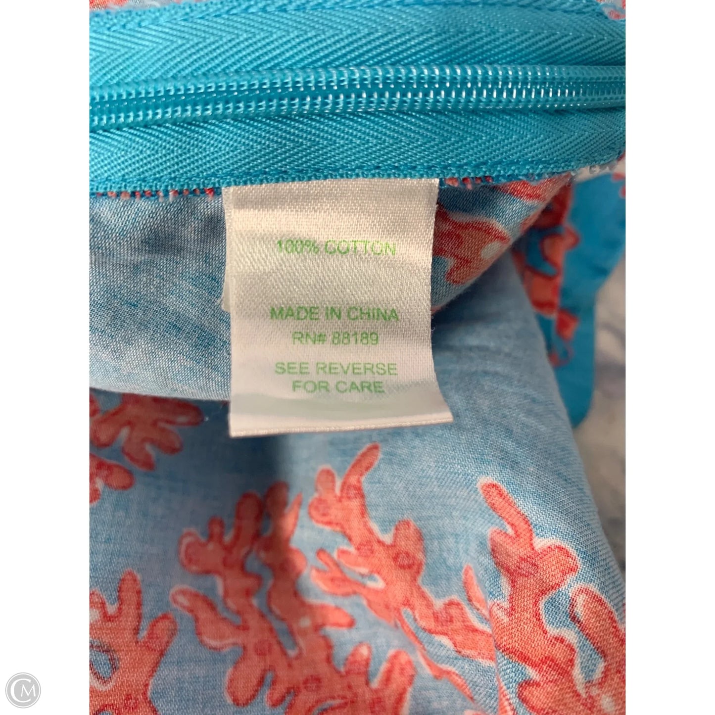 Tunic Designer By Lilly Pulitzer In Blue & Orange, Size: L