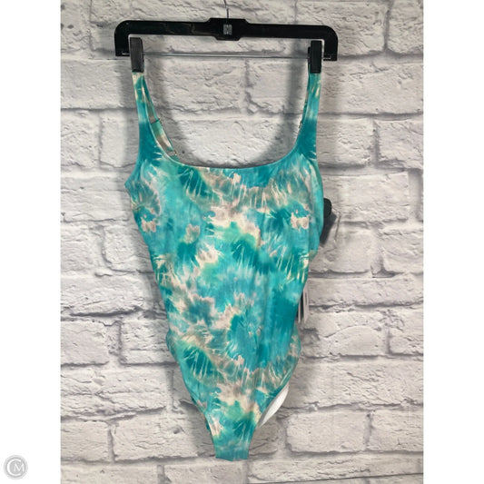 Swimsuit By Johnny Was In Blue & Green, Size: L