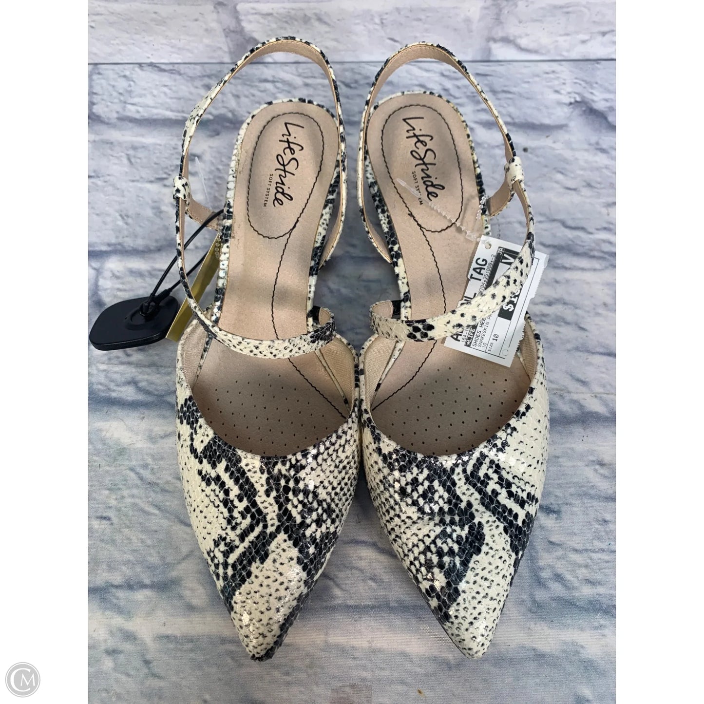 Shoes Heels Kitten By Life Stride In Snakeskin Print, Size: 10