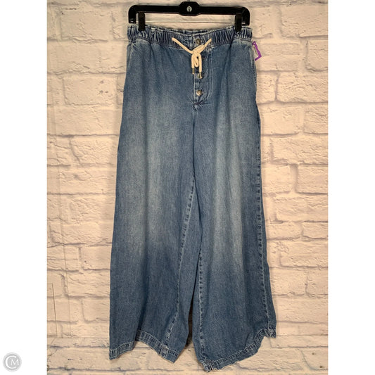 Jeans Wide Leg By Pilcro In Blue Denim, Size: 4