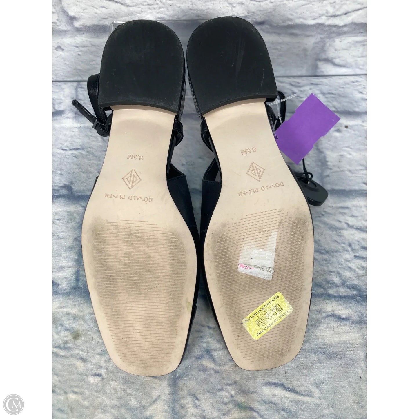 Shoes Flats By Donald Pliner In Black, Size: 8.5