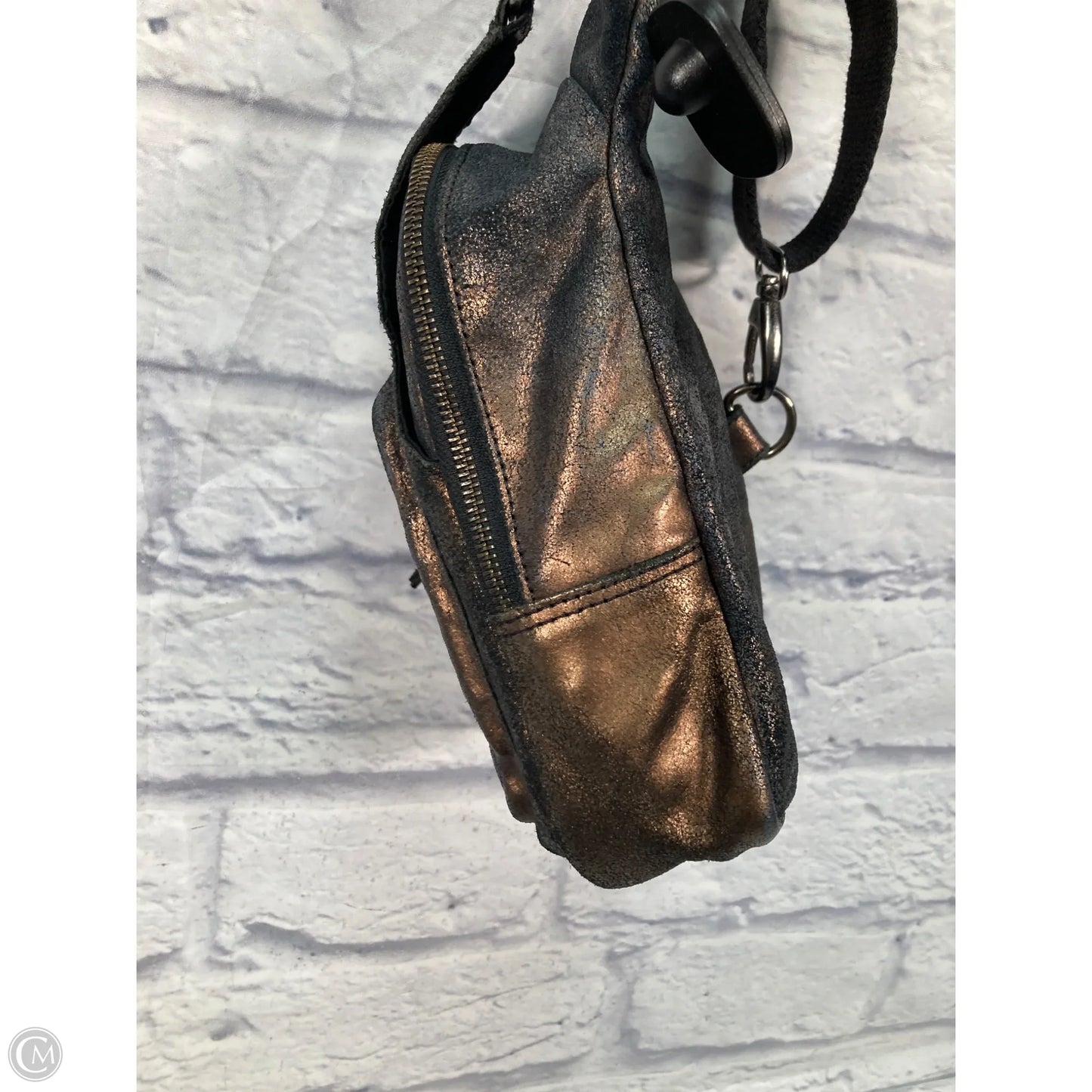 Crossbody Leather By Free People, Size: Small