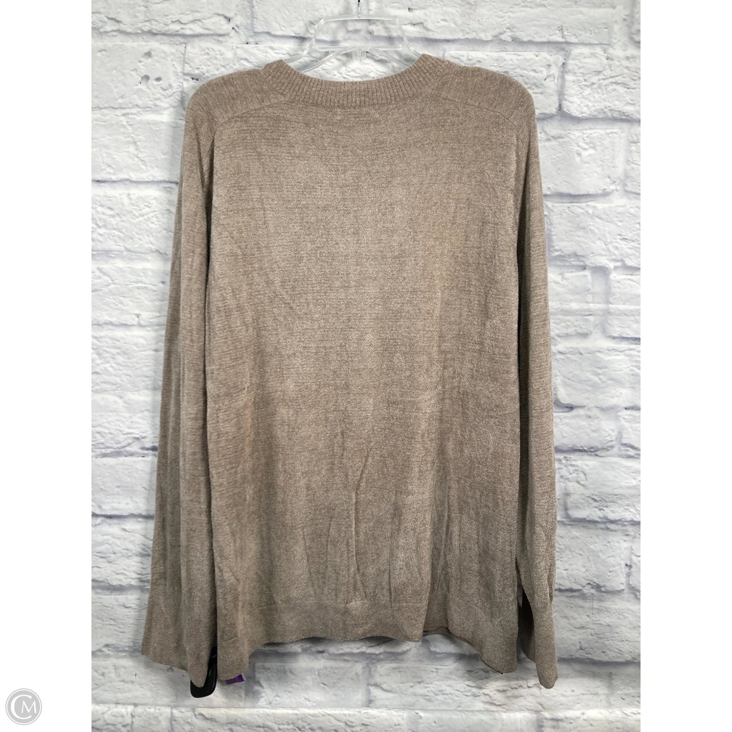 Sweater By Barefoot Dreams In Taupe, Size: 3x